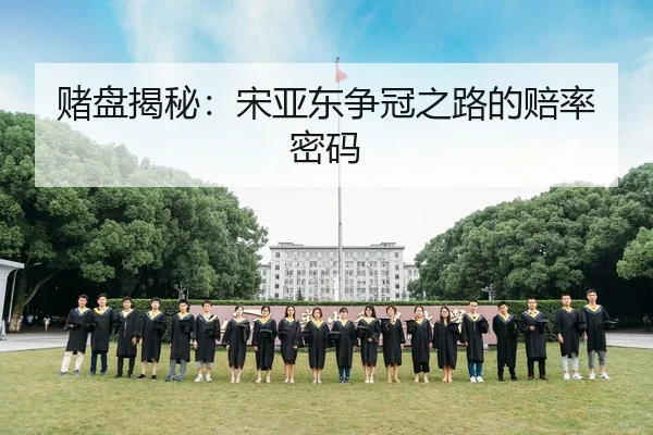 赌盘揭秘：宋亚东争冠之路的赔率密码
